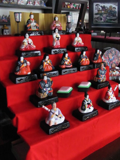 手仕事専科のブログ: 下川原焼土人形のお雛飾り