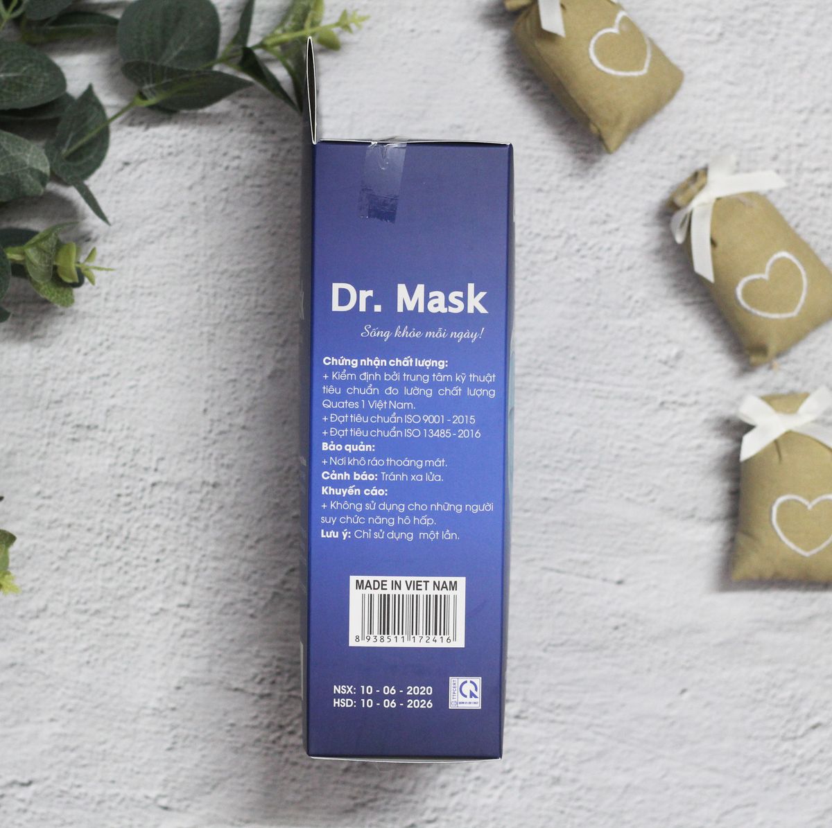 KHẨU TRANG Y TẾ (3 LỚP, HỘP 30 CÁI) - DR.MASK