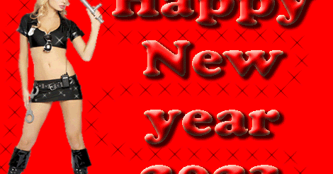 Happy Greetings Congrats: e Card for New Year 2023 Black uniform