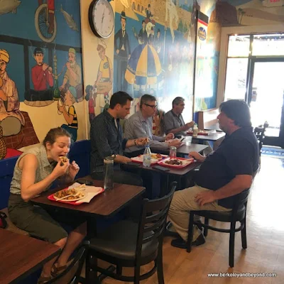 interior seating at Babalou's Mediterranean in Walnut Creek, California