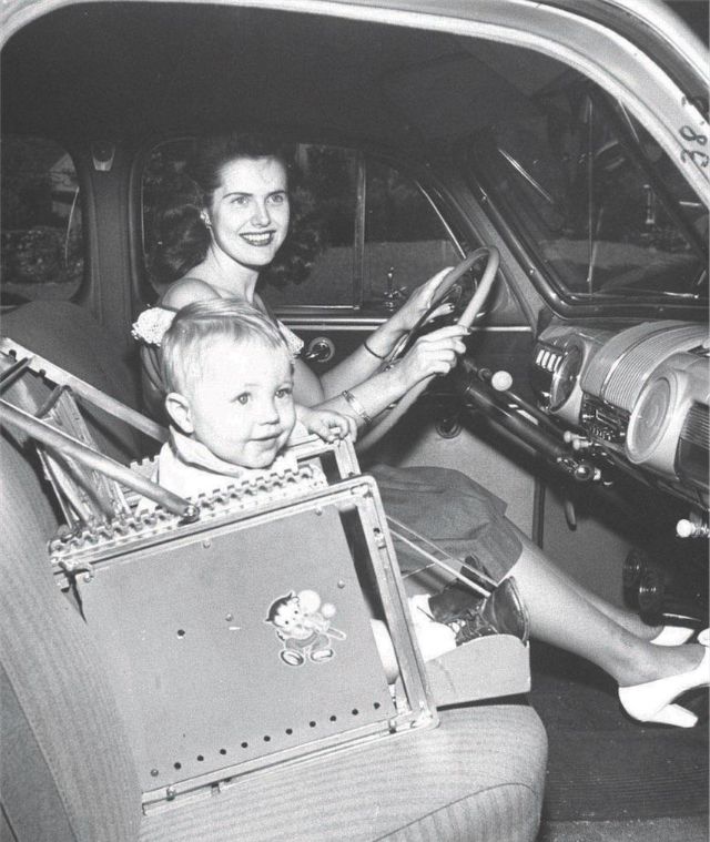 Odd and Unsafe Vintage Baby Car Seats From the Past
