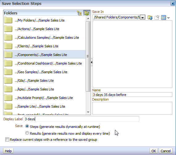 OBIEE in IL OBIEE 11g Hierarchical Columns and Selection Steps