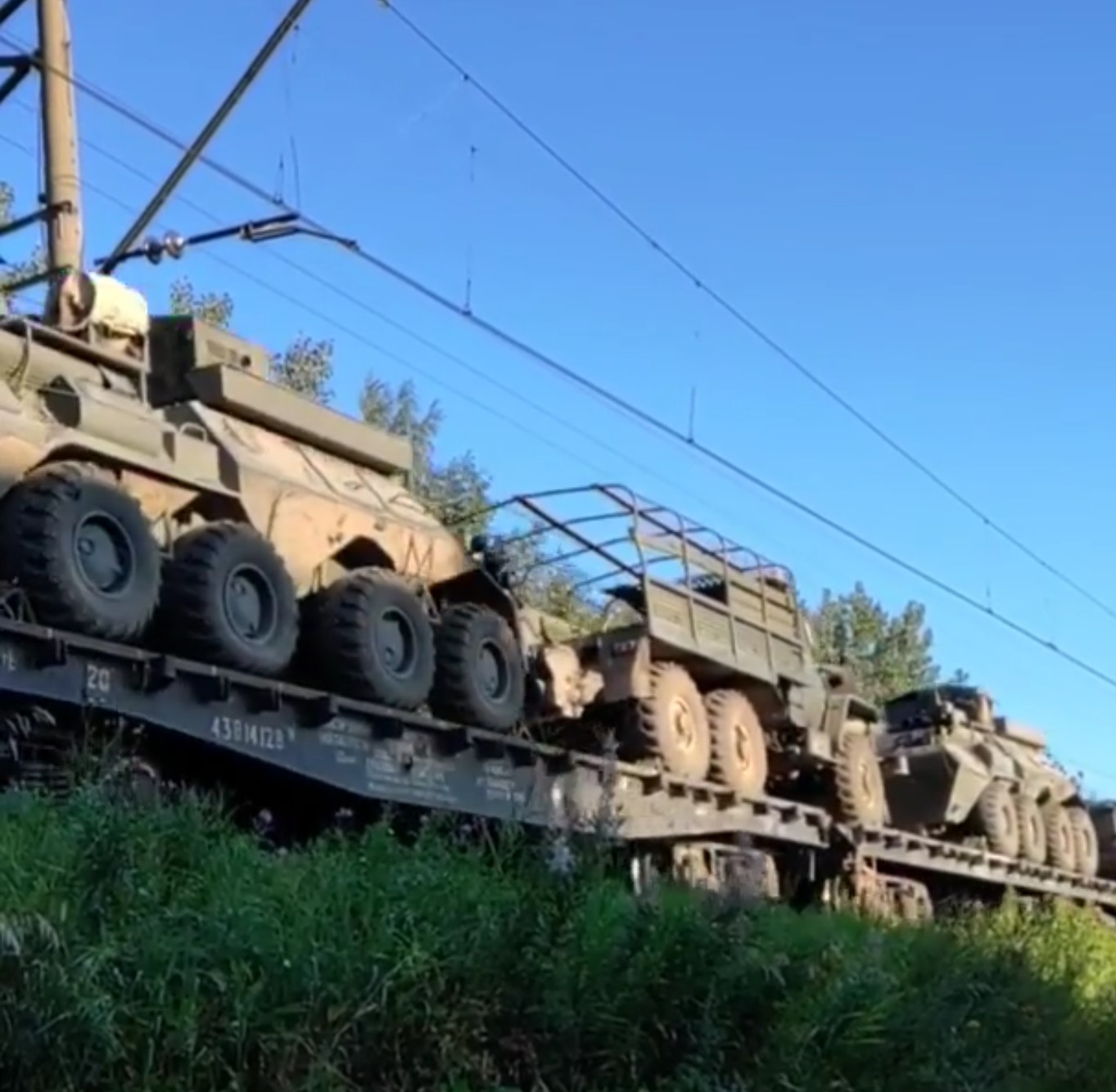 Russian Battalion Tactical Group southbound from Saint Petersburg