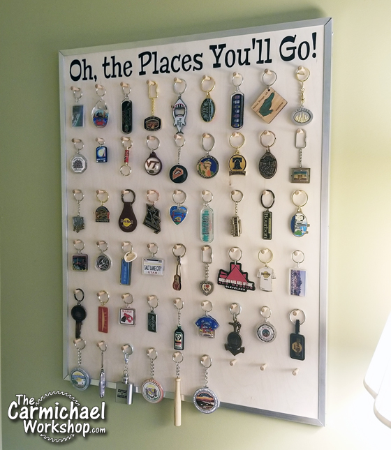 The Carmichael Workshop Keychain Display