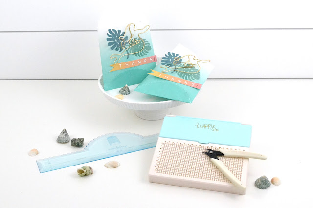 DIY Mermaid Party Ideas by Aly Dosdall with We R Memory Keepers Punch Boards and Tools