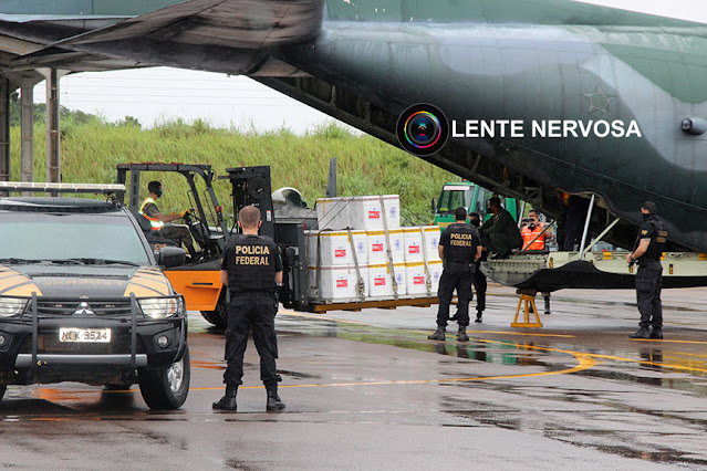 Avião da Força Aérea pousa em Porto Velho com quase 50 mil doses da CoronaVac