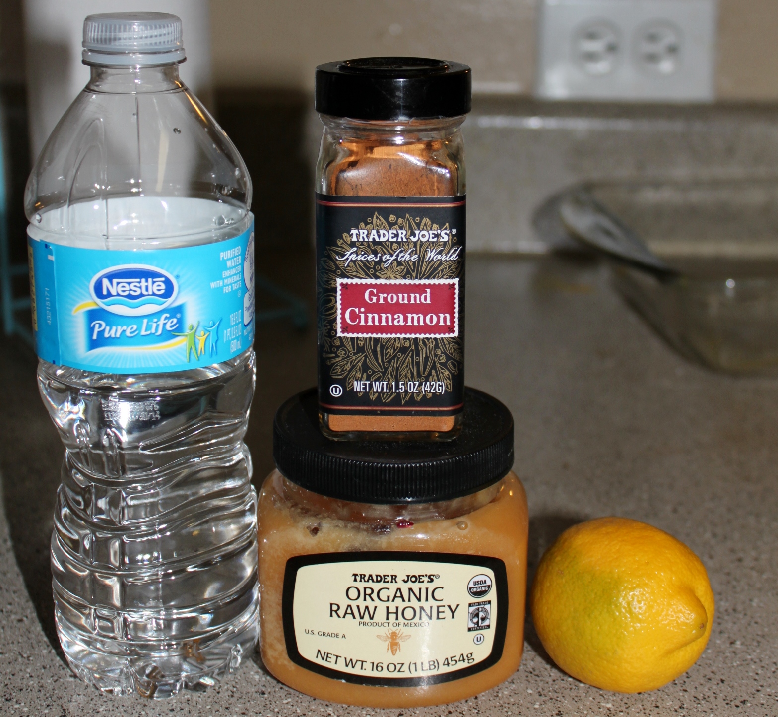 Nafisa's World Warm water with lemon, cinnamon and honey