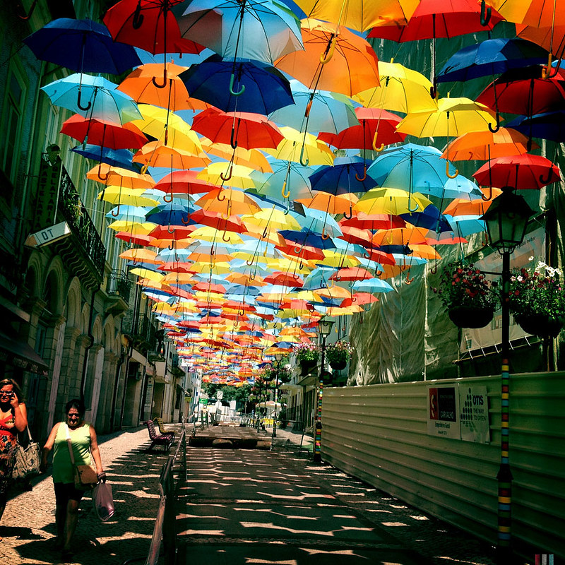 street in portuguese, umbrella sky project portugal umbrella streets, umbrella road, umbrella sky project agueda portugal, umbrella place,