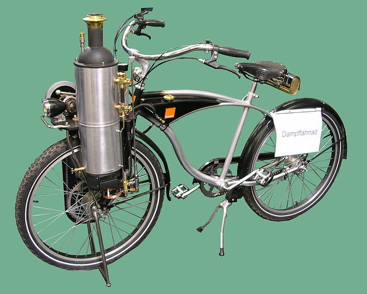 Project Ideas Steam engine Powered bicycle