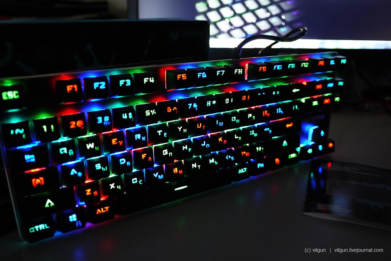 Игровая клавиатура | Rapoo V500RGB Alloy 