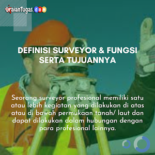 Definisi Surveyor & Fungsi Serta Tujuannya