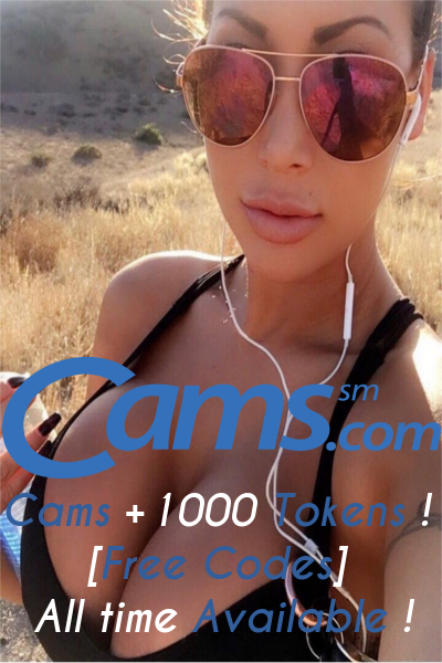 Cams.com +1000 Tokens! Free Code!