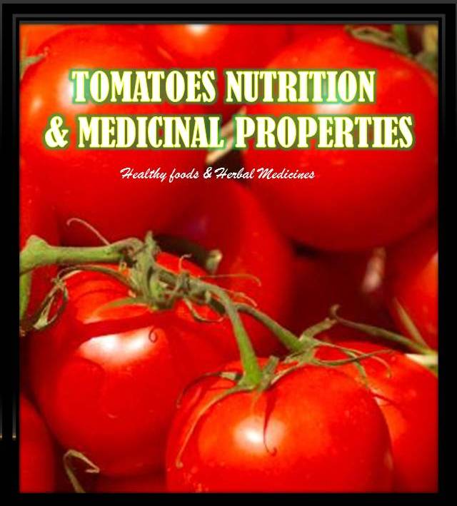 HEALTHY FOODS & HERBAL MEDICINES TOMATOES NUTRITION & MEDICINAL PROPERTIES