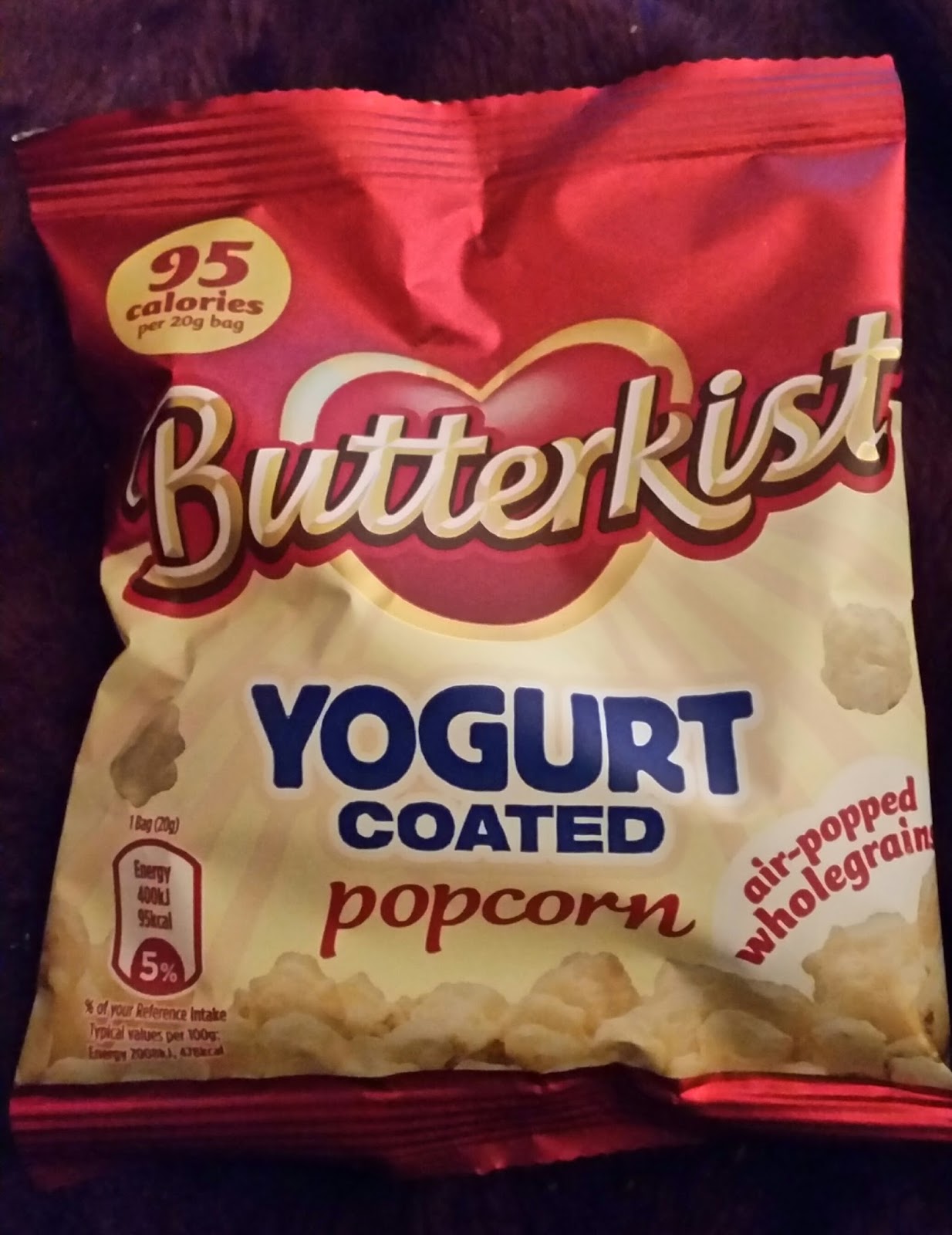 Trust Me Treats Butterkist Yogurt Coated Popcorn review