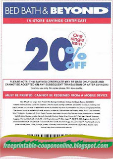 Free Printable Bed Bath and Beyond Coupons Free Printable Bed Bath and Beyond Coupons