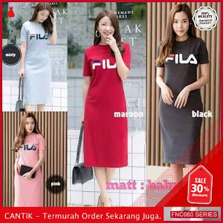 FNC080D54 Dress Wanita Fila 4 Wanita Warna Kekinian 40 Ribuan