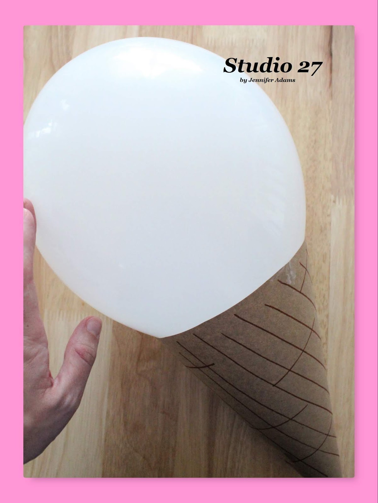Studio 27 By Jennifer Adams How to Make Ice Cream Cone Balloons