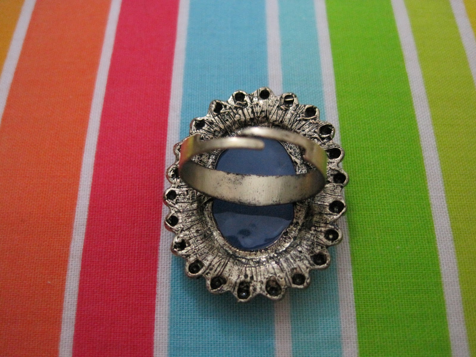 NameWhatYouWant: A209 Purple Stone Vintage Ring