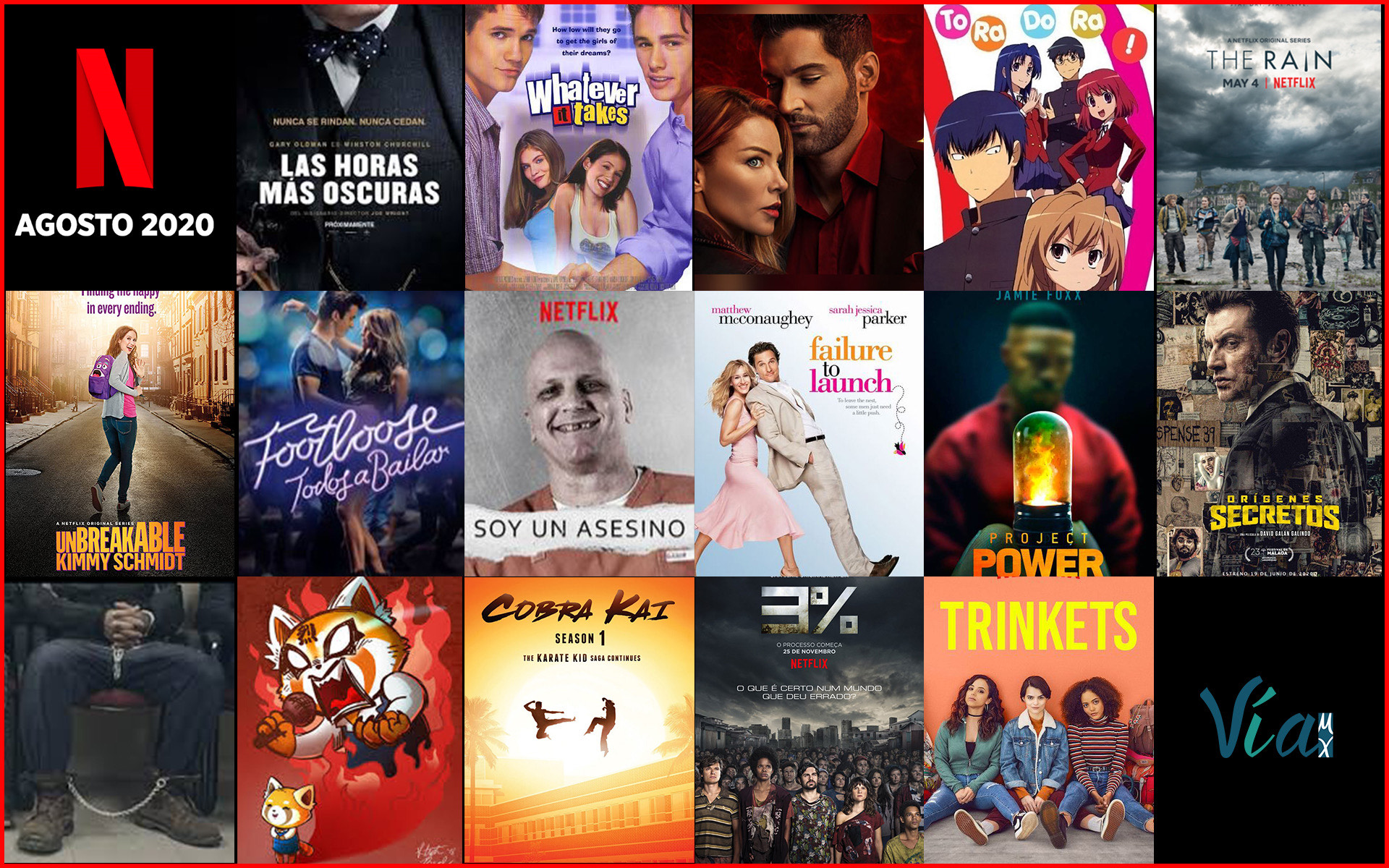 ESTRENOS DE NETFLIX PARA AGOSTO