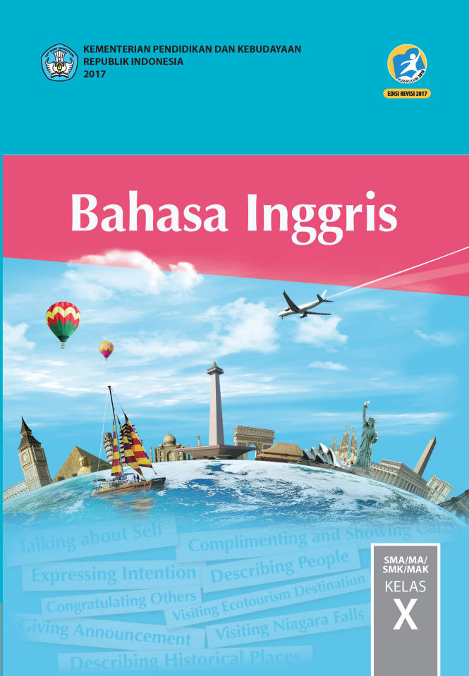 Buku Bahasa Inggris Kelas X SMA / MA / SMK / MAK Kurikulum