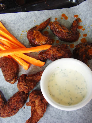 parmesan buffalo wings