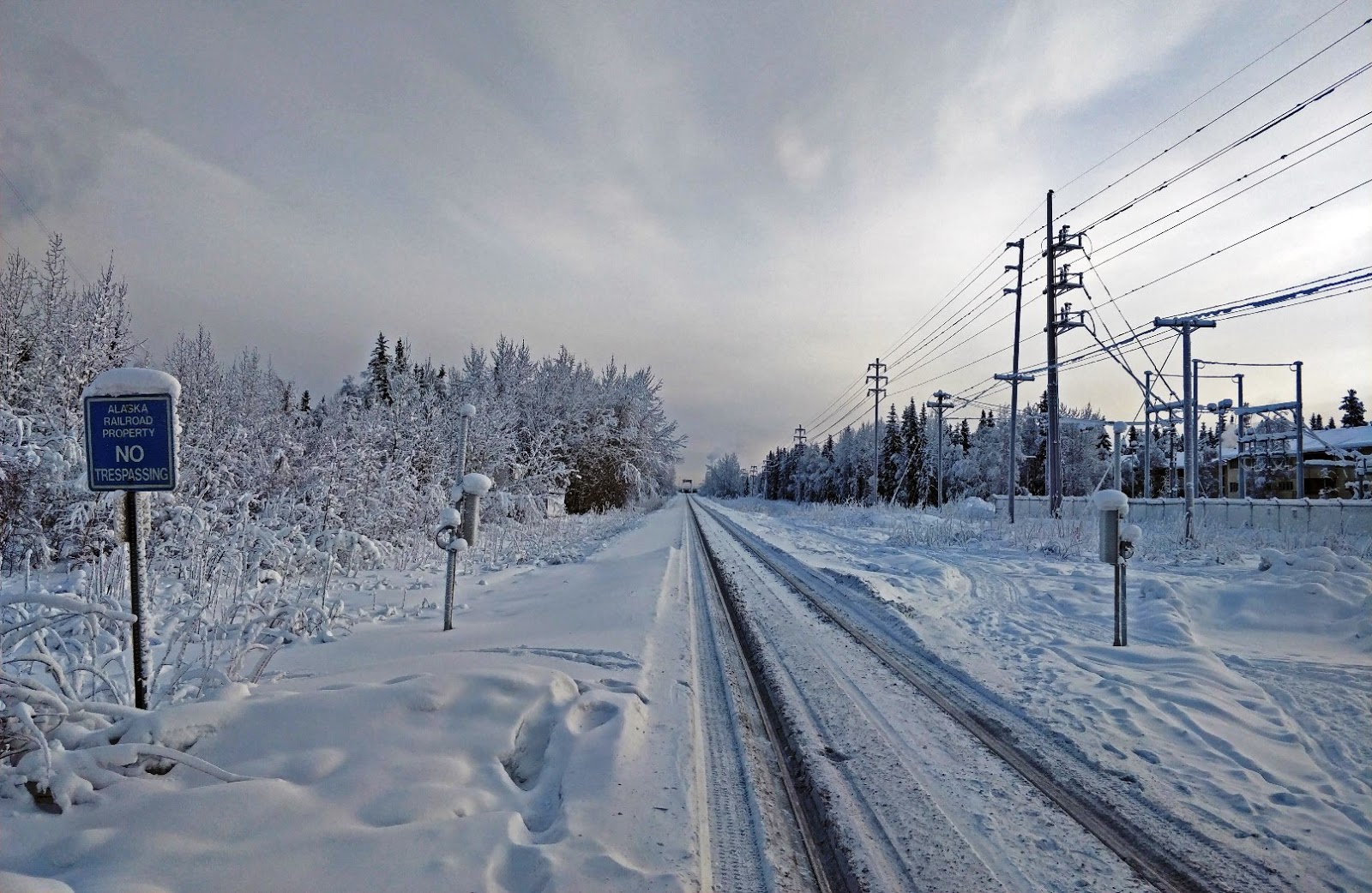 the viewing deck Extremely Cold (36'C) Short Visit in Fairbanks, Alaska