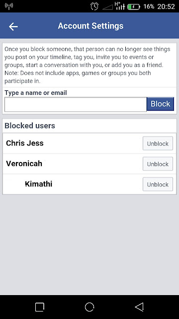 Unblock Someone On Facebook