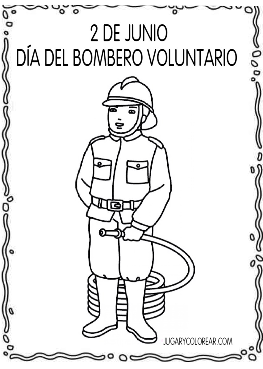 imagen para saludar a bomberos voluntarios para pintar