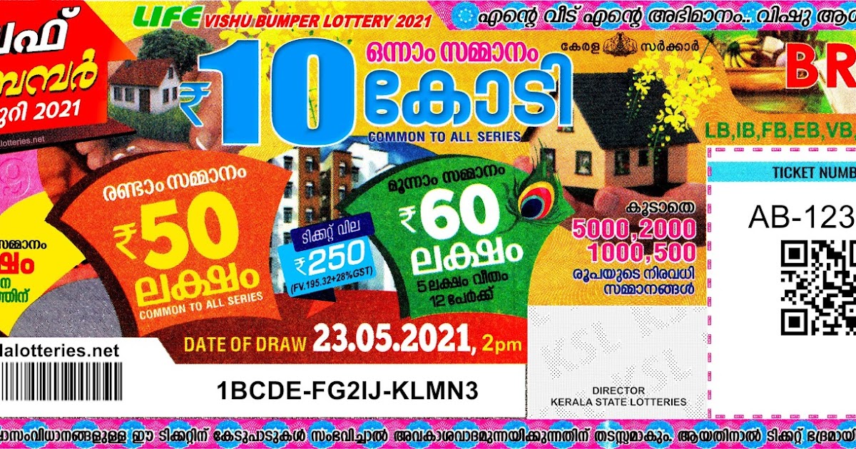 Kerala Vishu Bumper BR 79 Prize Structure 2021 LIVE Kerala Lottery