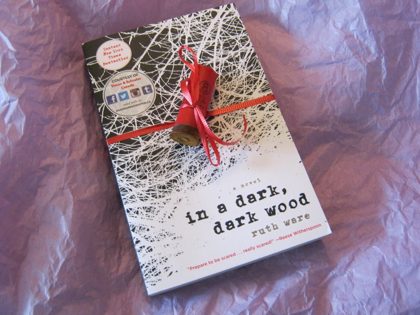 Beyond My Bookshelf Book Review In a Dark, Dark Wood by Ruth Ware
