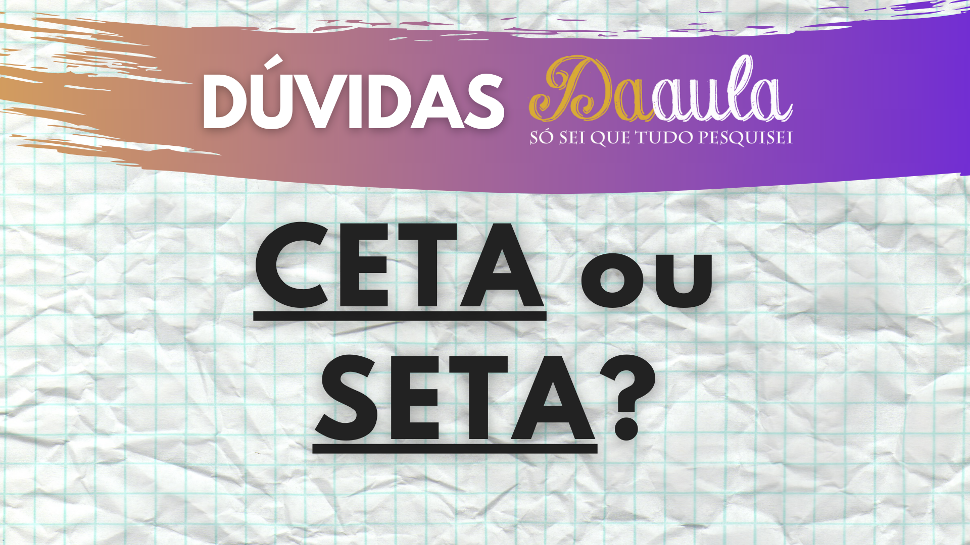 Seu carro não tem "ceta"?