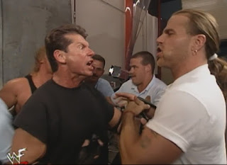 WWE / WWF King of the Ring 1999 -  Mr McMahon confronts Commissioner Shawn Michaels