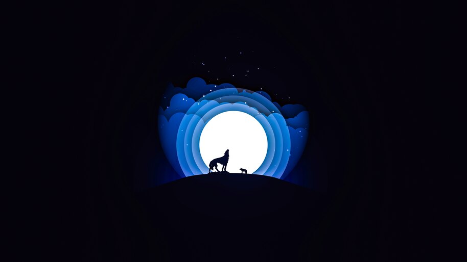Hình ảnh Wolf Silhouette là sự kết hợp hoàn hảo giữa đường nét tinh tế và sự mạnh mẽ của loài sói. Bạn sẽ được ngắm nhìn những cung đường đầy bí ẩn và sự ẩn dật của loài động vật này trong từng đường nét.