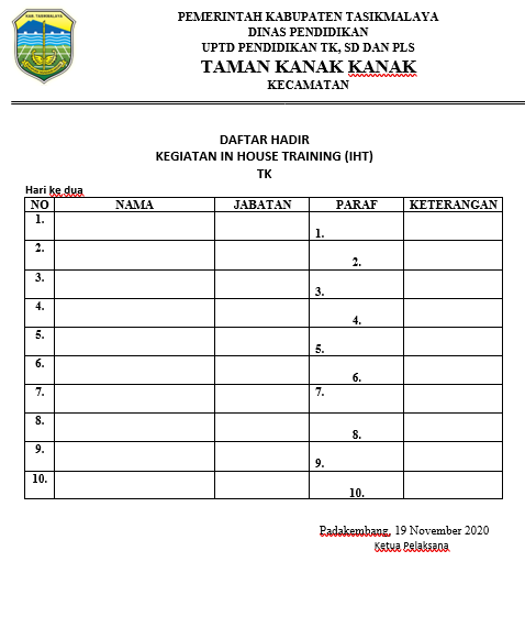 Free DOC : Contoh Administrasi Kegiatan Rencana Pengembangan Sekolah
