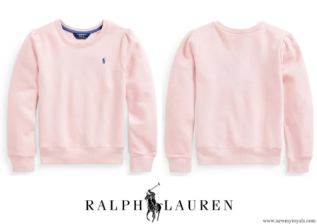 Princess Charlotte wore Polo Ralph Lauren Cotton blend fleece Sweatshirt