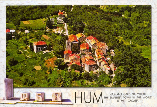 Hum, la ciudad más pequeña del mundo. Croatia-7-hum