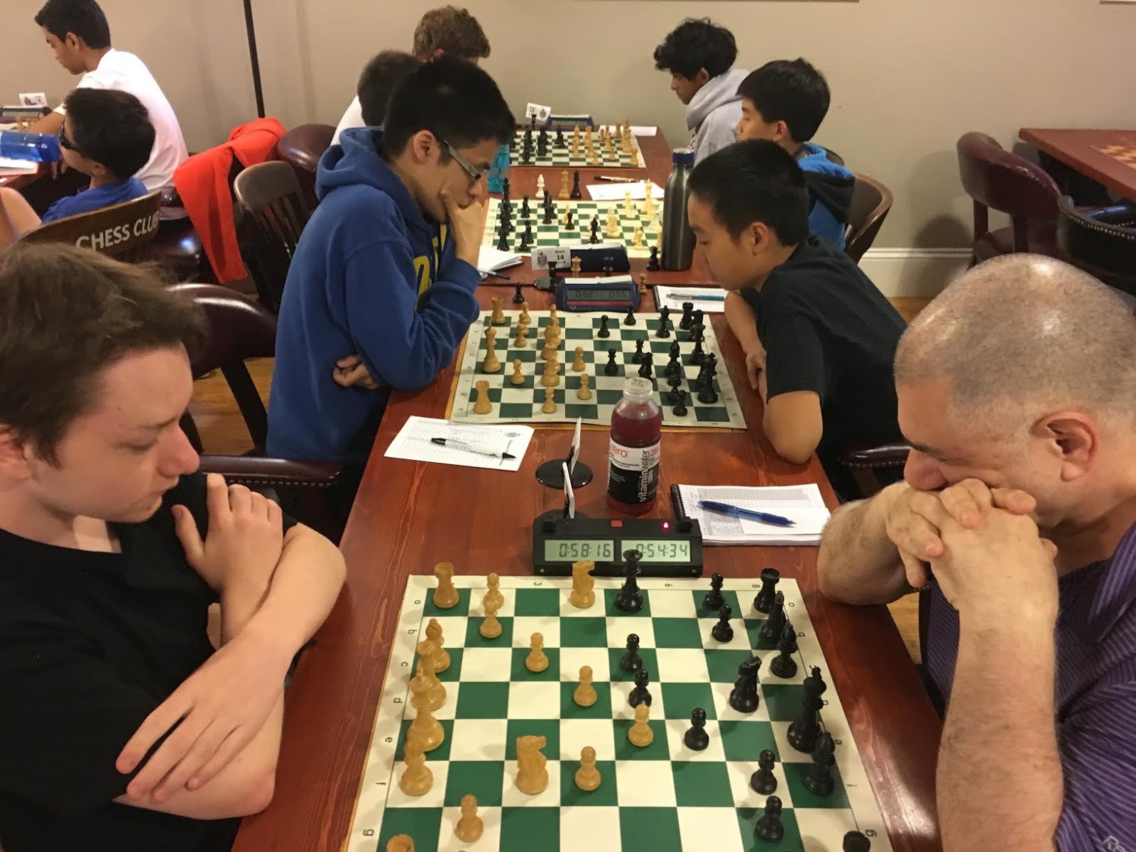 Boylston Chess Club log Grand Prix 3 photos