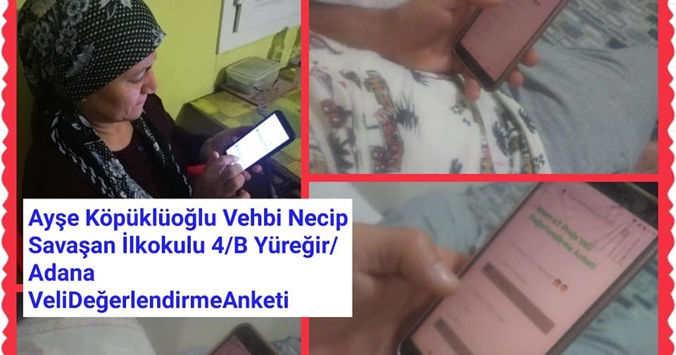 Stem eT AYŞE KÖPÜKLÜOĞLU STEM ET P. VELİ DEĞERLENDİRME ANKETİ FOTOSU