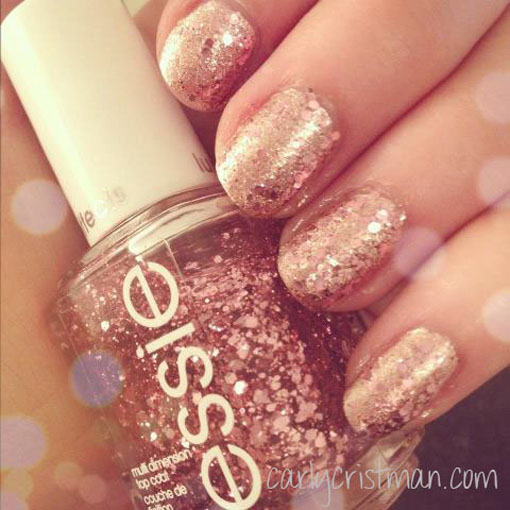 The Perfect Rose Gold Nail - Carly Cristman