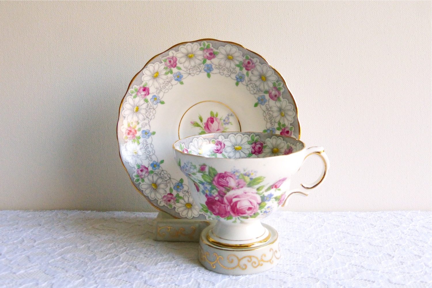 Faffing With Vintage Tea Treasures Rosina Teacup & Saucer Under The