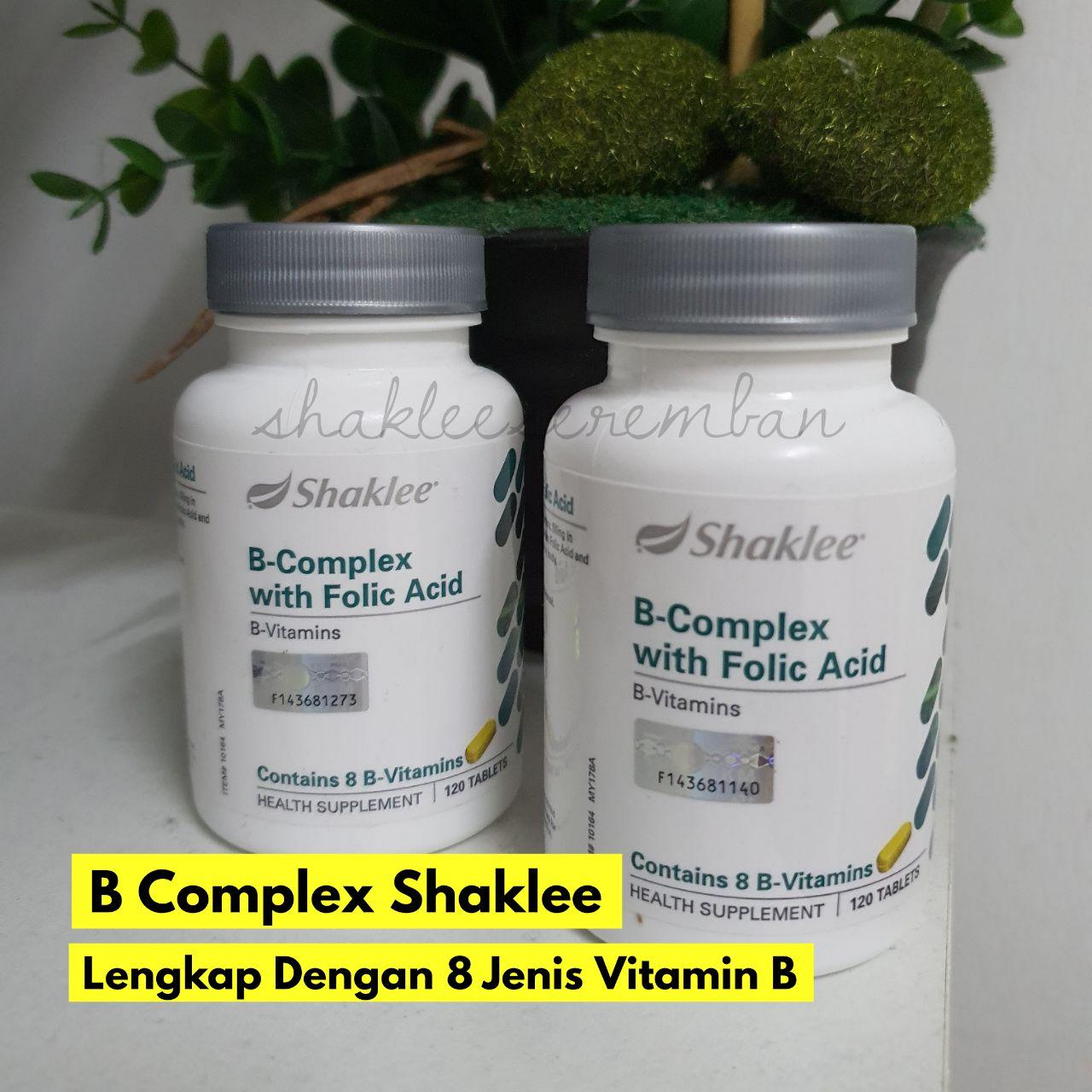 Shaklee Vitamin B Lengkap Dengan Asid Folic