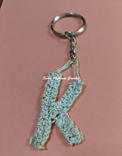 Crochet Letter Keychain 2025