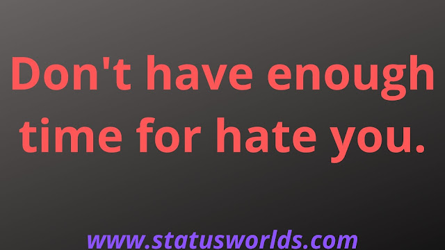 Hate You Status And Quotes