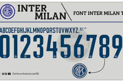 Font Inter Milan Third 2018-2019