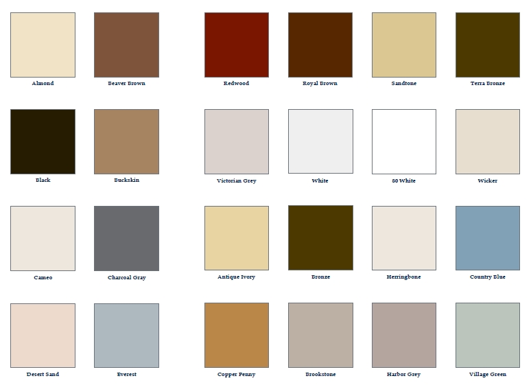 Acm Trim Coil Colors