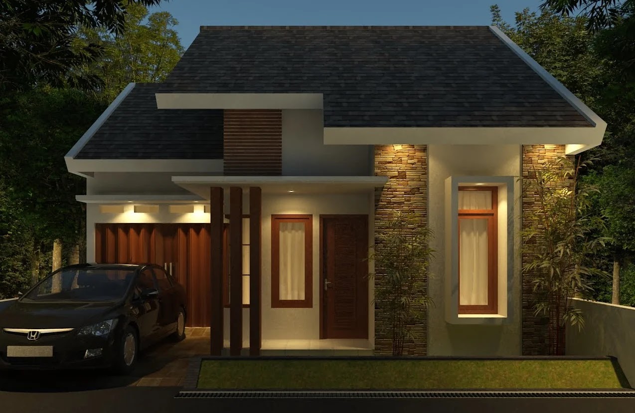 Model Garasi Mobil Depan Rumah Minimalis Rancangan Desain Rumah