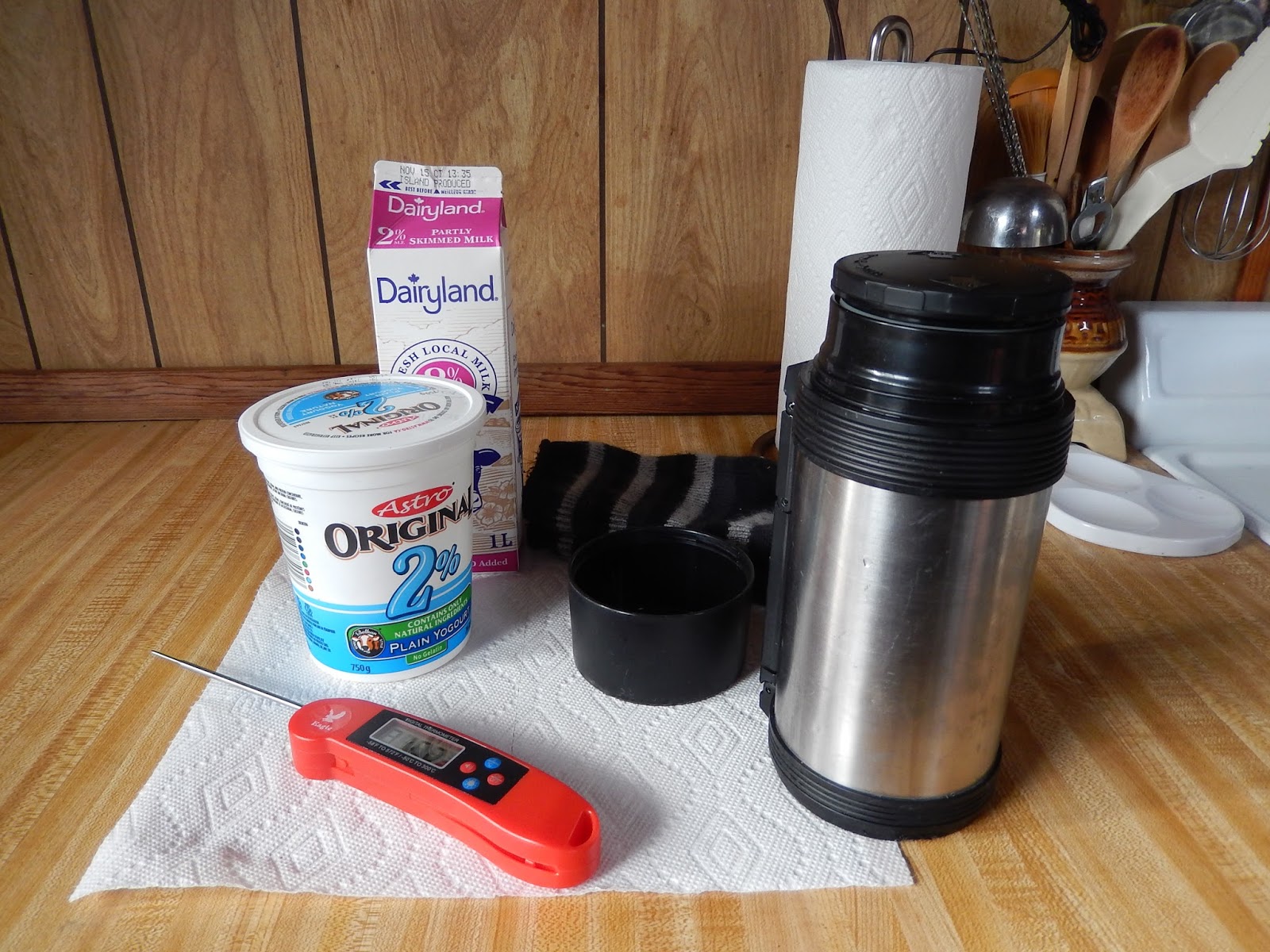 Powell River Books Blog Preserving Making Yogurt in a Thermos