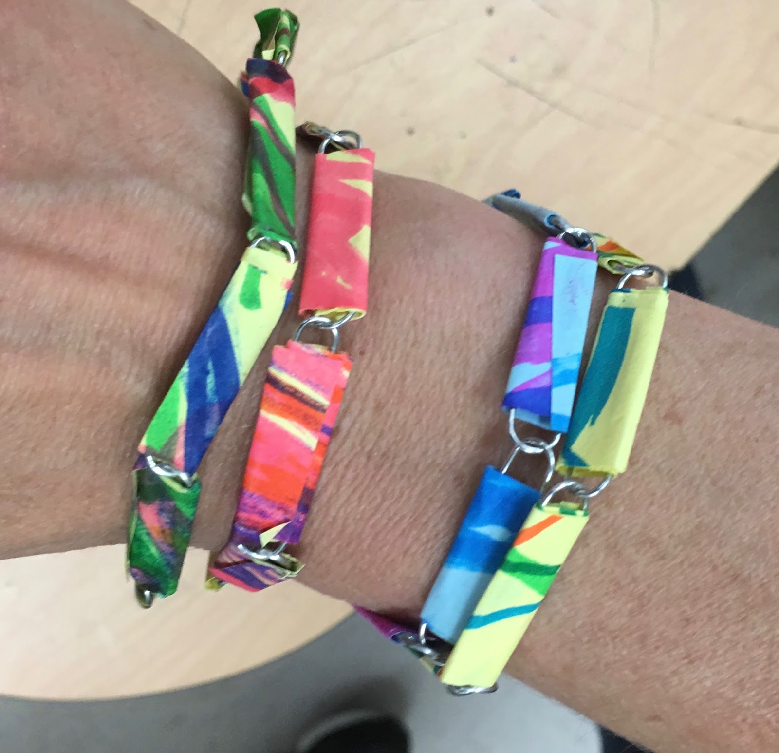 Kristen Applebee Paper Bead and Paper Clip Jewelry