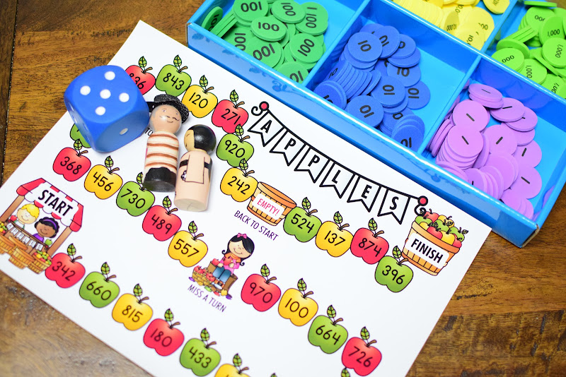 FREE Place Value Apple Board Game The Pinay Homeschooler