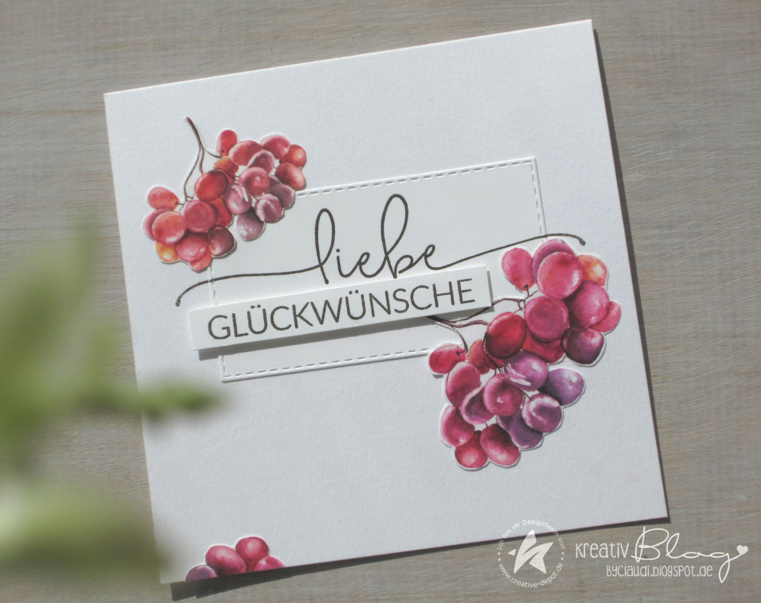 Kreativ Blog By Claudi Herbstliche Geburtstagskarte